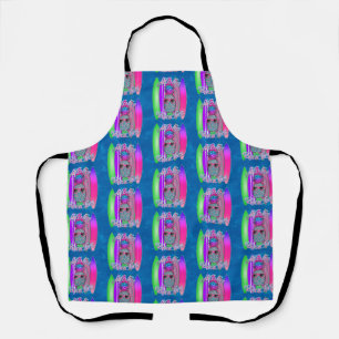 Aloha Beaches Summer Surfing Pineapple Apron