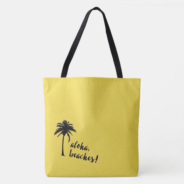 Aloha, Beaches! tote bag (Front)