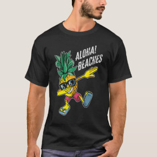 Aloha Beaches Tropical Hawaiian Summer Island Vaca T-Shirt