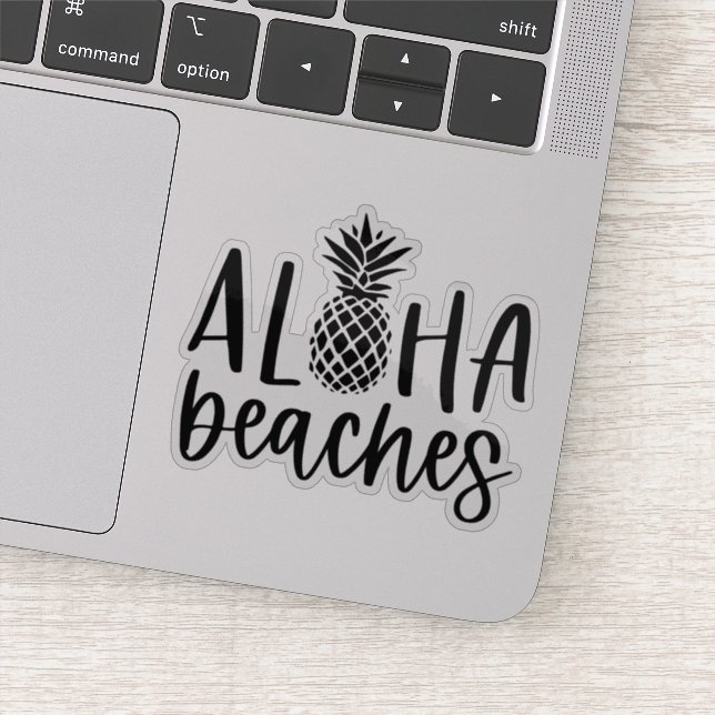 Aloha Beaches Tropical Summer Pineapple (Detail)