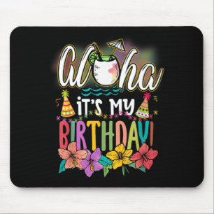 Aloha Birthday Hawaiian Aloha Beaches Hawaii Mouse Mat