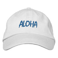 ALOHA Blue and White
