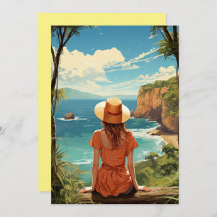 Aloha Breeze, Greetings from tropical island  Holiday Card