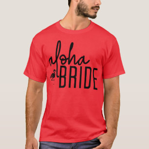 Aloha Bride Cute Beach Bridal Bachelorette Party M T-Shirt