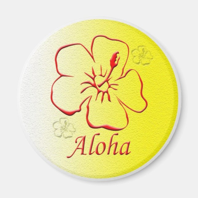 Aloha Button copy Magnet (Front)