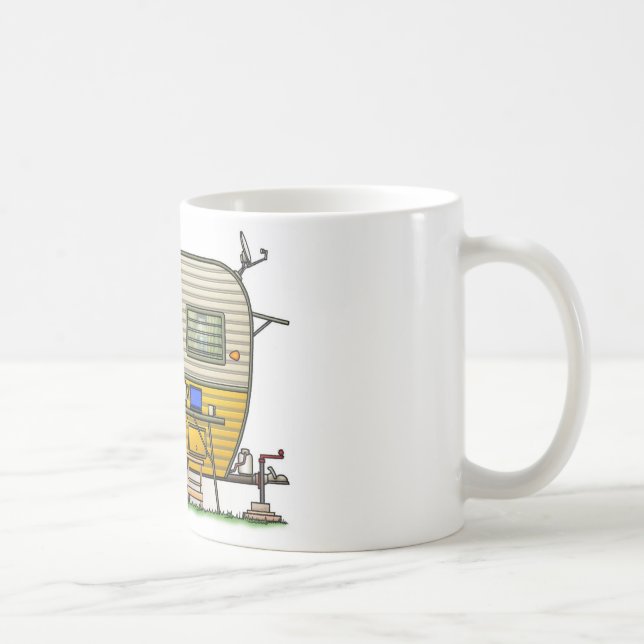 Aloha Camper Trailer Coffee Mug (Right)