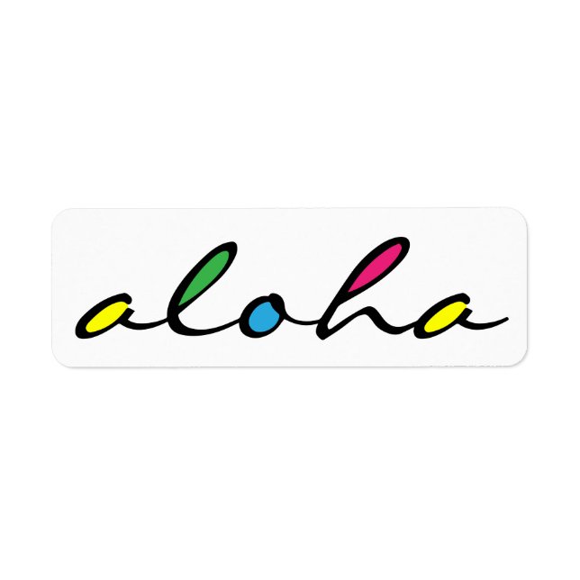 ALOHA colourful (Front)