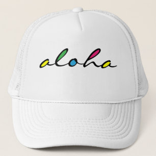 ALOHA colourful Trucker Hat
