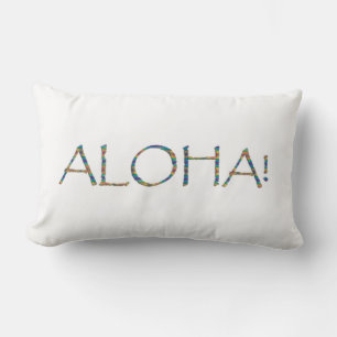 "Aloha!" Custom Design Lumbar Pillow