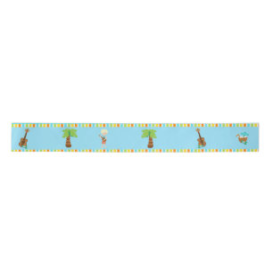 Aloha Cute Blonde Hair Boy Satin Ribbon