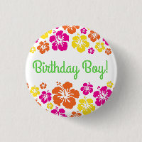 Aloha Cute Hawaiian 1st Birthday Party Theme
