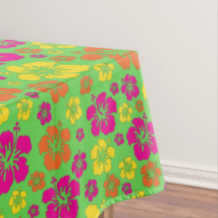 Aloha Cute Hawaiian 1st Birthday Party Theme Tablecloth