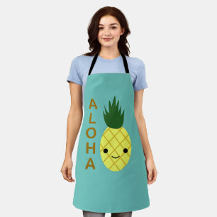 Aloha Cute Kawaii Pineapple Apron