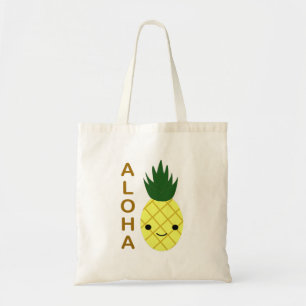 Aloha Cute Kawaii Pineapple Tote Bag