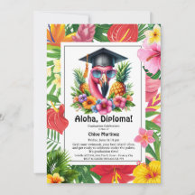 Aloha Diploma! Tropical Graduation Pool Party 