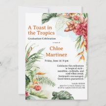 Aloha Diploma! Tropical Graduation Pool Party 