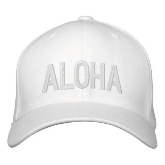 ALOHA EMBROIDERED HAT