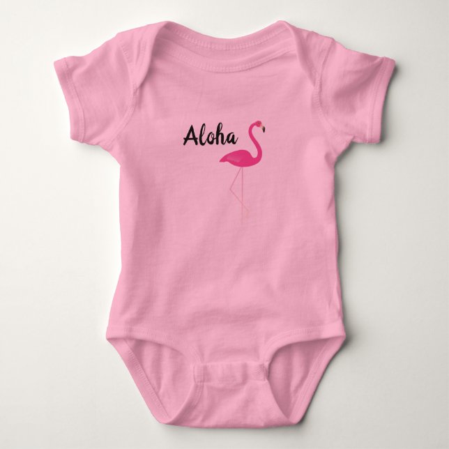 Aloha Flamingo Bodysuit (Front)