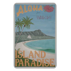 ALOHA flexible magnet (4"x6")