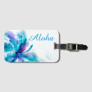 Aloha Floral Luggage Tag