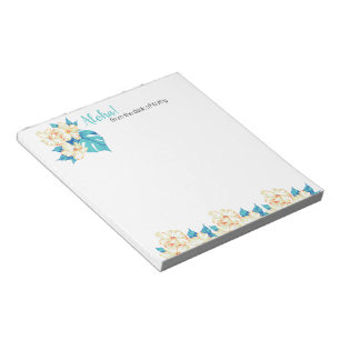 Aloha! Flowers Garden 5.5" x 6" Notepad - 40 pages