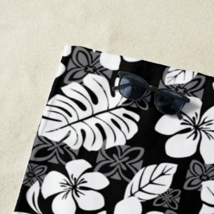 ALOHA FRIDAY (BLACK) BEACH TOWEL