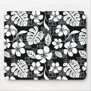 ALOHA FRIDAY (BLACK & GRAY) MOUSE MAT