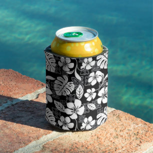 ALOHA FRIDAY (Black & Grey) Can Cooler