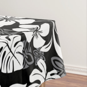ALOHA FRIDAY (BLACK) TABLECLOTH