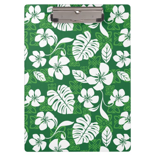 ALOHA FRIDAY (GREEN) Clipboard (Front)