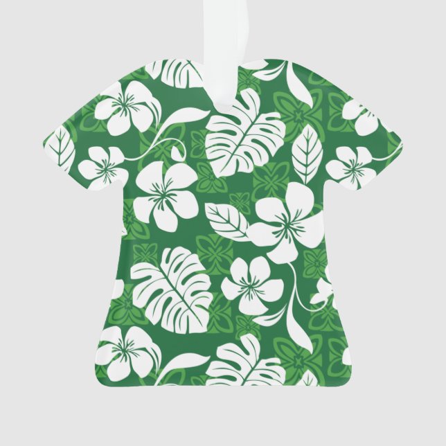 ALOHA FRIDAY (GREEN) ORNAMENT (Front)