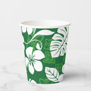 ALOHA FRIDAY (GREEN) PAPER CUPS