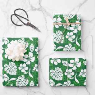 ALOHA FRIDAY (GREEN) WRAPPING PAPER SHEET