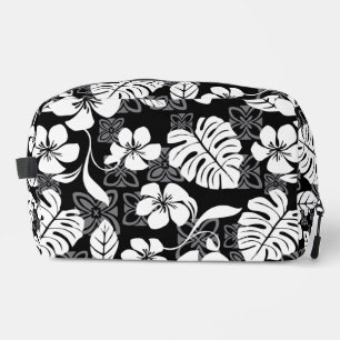ALOHA FRIDAY PATTERN IN BLACK DOPP KIT