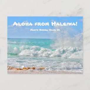 Aloha From Haleiwa Postcard