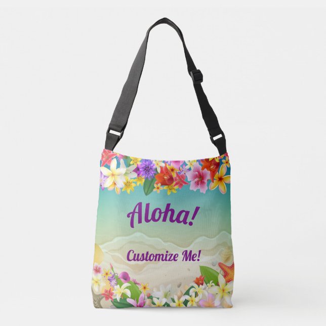 Aloha! From Hawaii Crossbody Bag (Front)