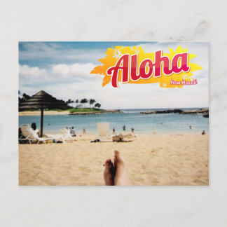 Aloha from Hawaii Postcard