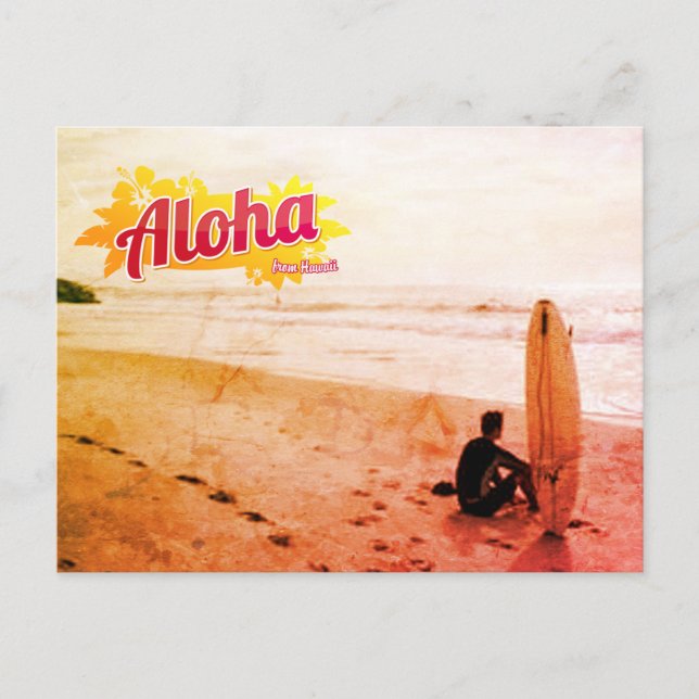 Aloha from Hawaii Postcard (Front)