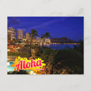 Aloha from Hawaii Postcard