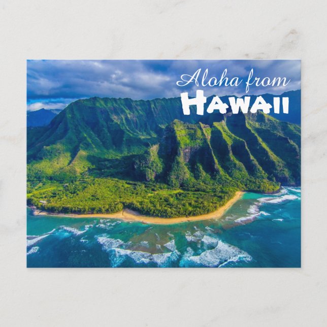 Aloha from Hawaii Postcard (Front)