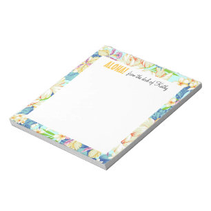 Aloha Gardens 5.5" x 6" Notepad - 40 pages
