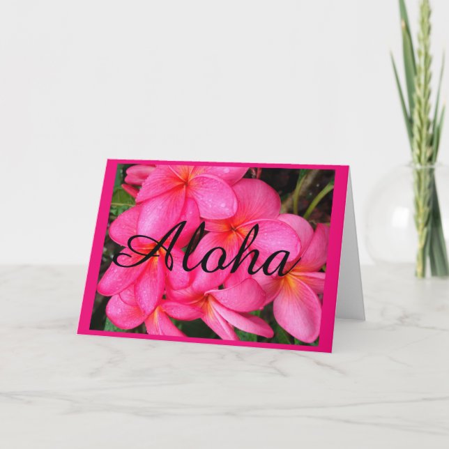Aloha Greeting Card (Front)