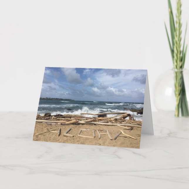 aloha greeting card (Front)