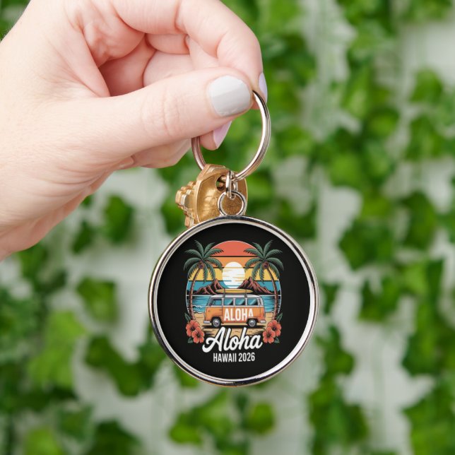 Aloha Hawaii 2026 Key Ring (Hand)