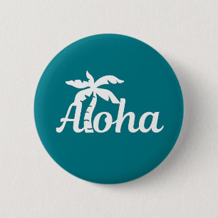 Aloha Hawaii 6 Cm Round Badge