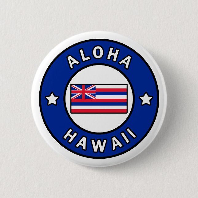 Aloha Hawaii 6 Cm Round Badge (Front)