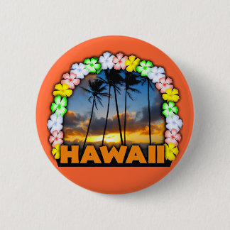 Aloha Hawaii 6 Cm Round Badge