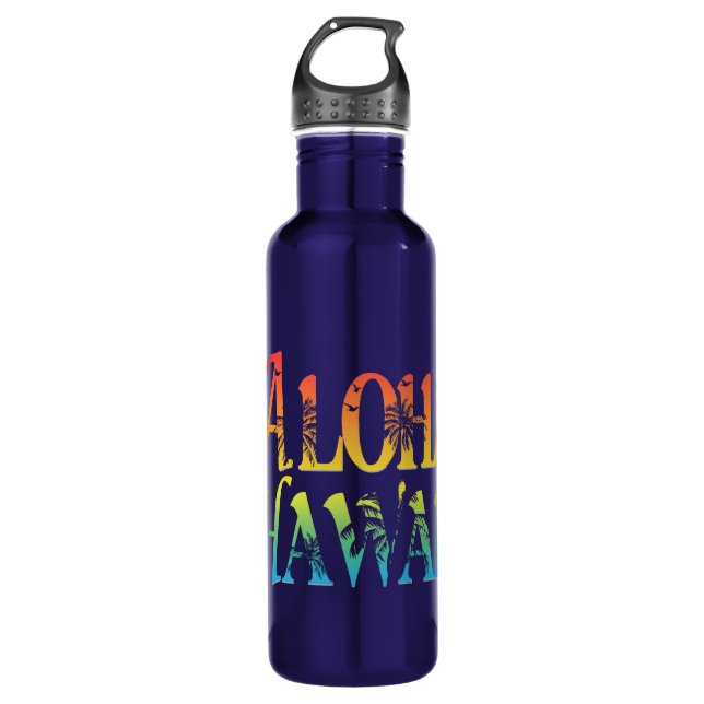 Aloha Hawaii 710 Ml Water Bottle (Front)