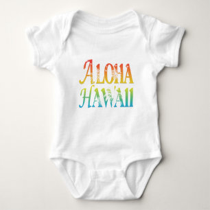 Aloha Hawaii Baby Bodysuit