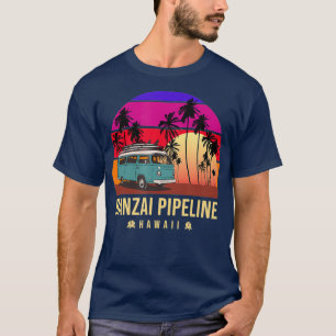 Aloha Hawaii  Banzai Pipeline Surf Van Vintage T-Shirt